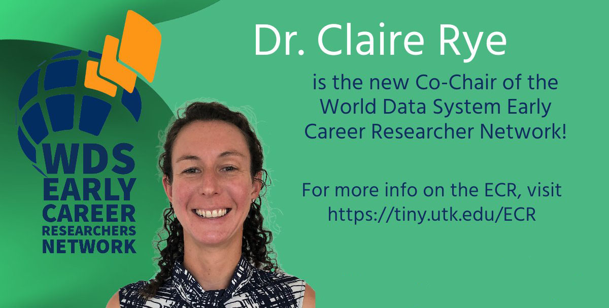 Claire Rye named as Co-Chair of WDS early career researcher network