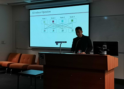 Fei (Travis) Dai presenting at ALCS.