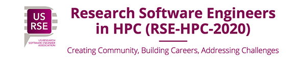 Research Software Engineers in HPC Workshop 2020 logo