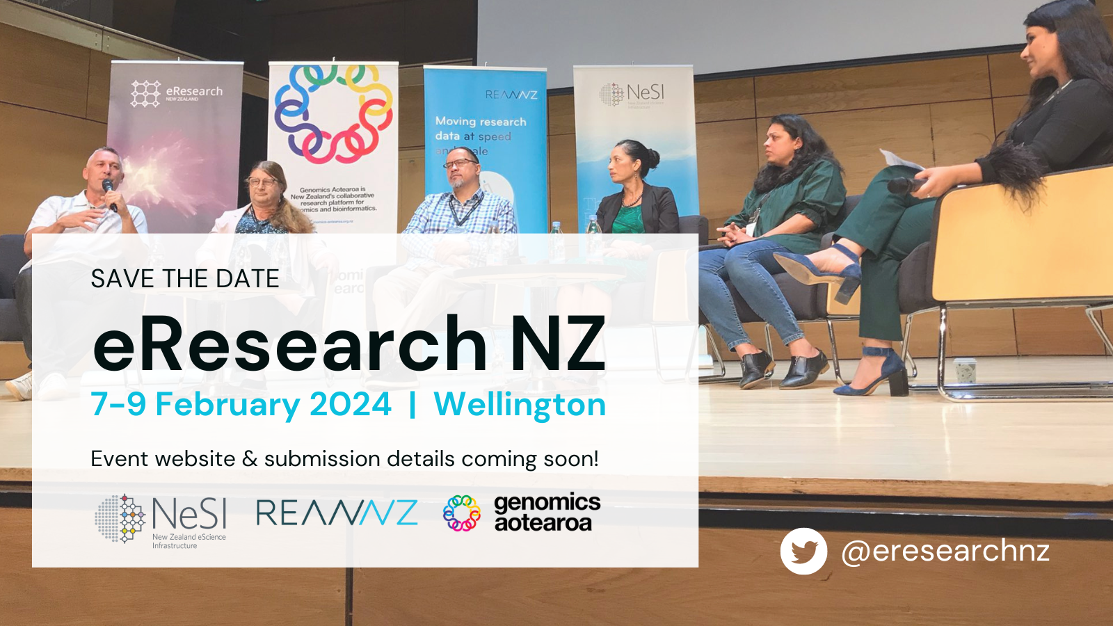 Save the date for eResearch NZ 2024 conference, happening 7-9 February 2024