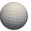 Example image of the cubed-sphere mesh used by the next generation climate and weather forecasting code LFRic.