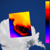 Figure: Surface air temperature (deg. K) modelled in the Ross Sea region of Antarctica 