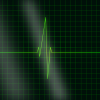 Illustration of an electrocardiogram reading.
